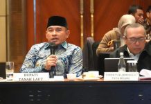 Bupati Tanah Laut Paparkan Masterplan Batu Ampar di Rakor Lintas Sektor di Jakarta