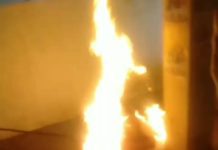Gas Elpiji 3 Kg Terbakar di Pasar Pandu