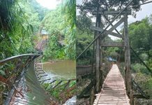 Jembatan Sungai Rujai Ambruk, Pemkab HST Siapkan Perbaikan Permanen
