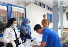 Petugas dan Warga Binaan Rutan Marabahan Jalani Tes Urine, ini Hasilnya