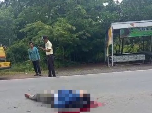 Laka Lantas di Trikora Banjarbaru, Seorang Pria Tergeletak Tak Bernyawa