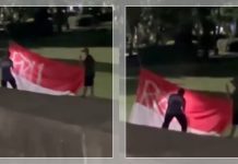 Dua Pemuda Coret Bendera Merah Putih di Jembrana Bali, Netizen Murka: “Ini Penghinaan Simbol Negara!”