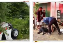 Mobil Terperosok di Tol Desa Mali-Mali Banjar, Tiga Orang Dievakuasi ke RS Ratu Zaleha Martapura
