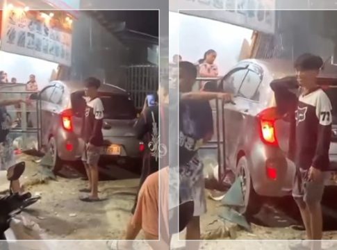 Kecelakaan di KS Tubun Banjarmasin: KIA Picanto Hantam Toko, Netizen Heboh Soroti ‘Anomali’ di Depan Mobil