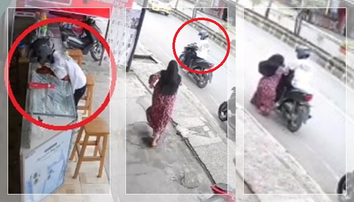 VIRAL! Aksi Heroik Wanita Berhijab Gagalkan Pencuri HP di Batulicin, Kenekatannya Terekam Jelas CCTV!