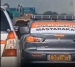 Viral! Mobil Dinas Polisi Zig-Zag di Tol, Pengendara Lain Terganggu, Sopir Brigadir di Polresta Tangerang
