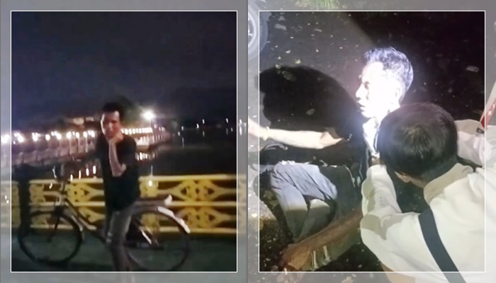 Pria Misterius "Linglung" di Jembatan Antasari! Diduga Mabuk, Sempat Tolak Diobati Meski Leher Penuh Darah