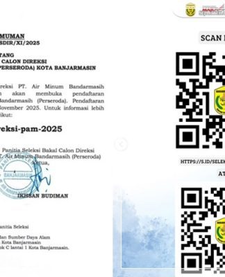 Seleksi Direksi PT PAM Bandarmasih Terjaring 12 Nama: Pelamar dari Luar Kalsel Ikut Berebut Kursi Panas