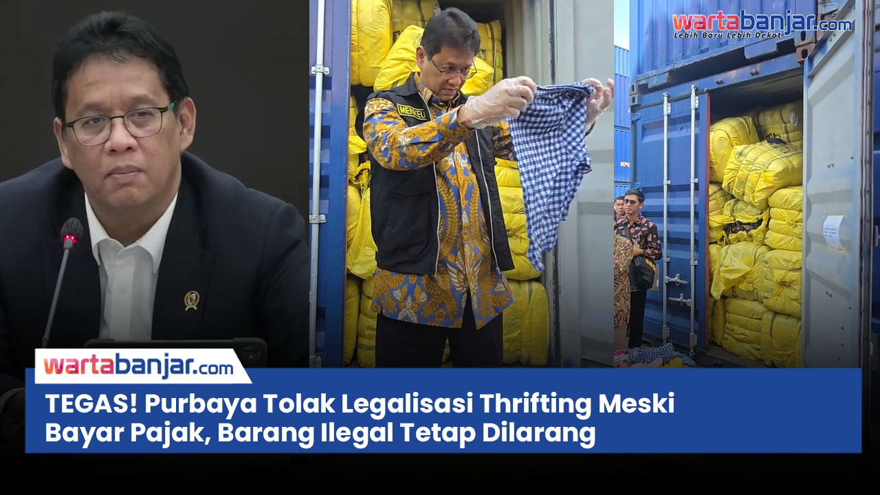VIDEO - TEGAS! Purbaya Tolak Legalisasi Thrifting Meski Bayar Pajak, Barang Ilegal Tetap Dilarang