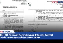 VIDEO - PCNU HST Serukan Penyelesaian Internal Terkait Polemik Pemberhentian Ketum PBNU