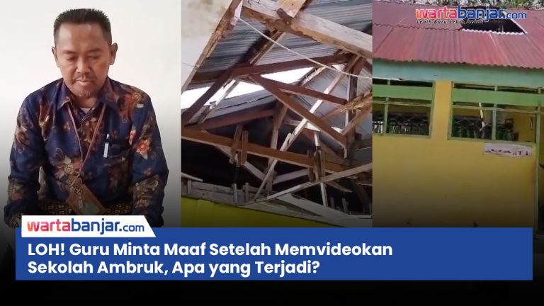 VIDEO - LOH! Guru Minta Maaf Setelah Memvideokan Sekolah Ambruk, Apa yang Terjadi?