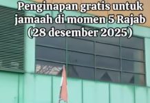 Penginapan Gratis di Sekumpul Bagi 1.500 Jemaah, Cek di Sini