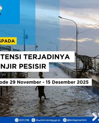 Dampak Fase Perigee Bulan, Pesisir Kalsel Waspada Potensi Banjir Rob Hingga 15 Desember 2025