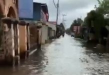 Desa Tunggul Irang Banjir, Warga Diimbau Waspada