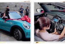 ULTAH KE-27 DISAMBUT MEWAH! Bella Bonita Dapat Kado Mini Cooper Limited Edition dari Denny Caknan