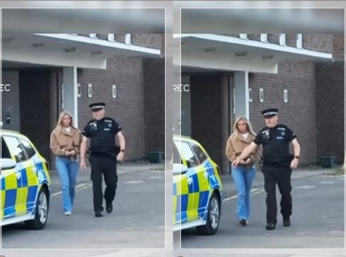 VIRAL! Akhirnya Bonnie Blue Ditangkap Polisi Inggris, Publik Ingat Aksi Hina Bendera Merah Putih Bisa Apes