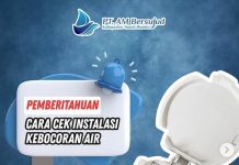Cara Mudah Memeriksa Meteran PDAM di Rumah Bocor atau Tidak