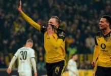 Borussia Dortmund Kalahkan Monchengladbach 2-0, Naik ke Posisi Kedua