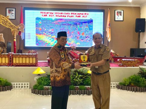 PWRI HST Sambut Kunjungan PWRI Kutai Kartanegara, Silaturahmi Purnabakti ASN Pemkab