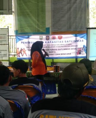 Perkuat Kesiapsiagaan Desa, BPBD Balangan Tingkatkan Kapasitas Satlinmas