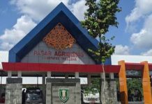 Pedagang di Pasar Agribisnis Kembang Kuning Haruai Makin Berkurang