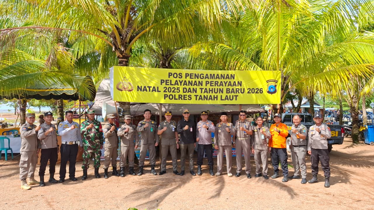 Sat Pol PP dan Damkar Tanah Laut Pastikan Objek Wisata Tanah Laut Siap Atasi Lonjakan Pengunjung di Malam Tahun Baru
