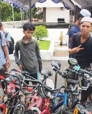 Gowes Puluhan Kilometer Demi Berkah 5 Rajab, Jemaah Muda Asal Handil Bakti Nekat Kayuh Sepeda ke Sekumpul