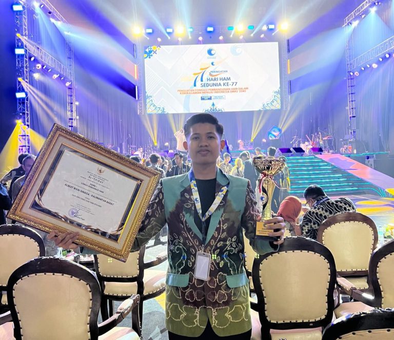 Pemuda Murakata Akhmad Fauzi Cetak Sejarah, Sabet Juara 3 Diseminasi HAM Tingkat Nasional 2025