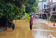 SIAGA BANJIR! Polres Tabalong Intensif Pantau Kenaikan Debit Air di Bintang Ara, Haruai, dan Muara Uya
