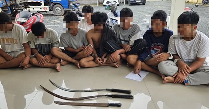 Lakukan Aksi Brutal di Lingkar Dalam, 8 Remaja Bersajam Diciduk Usai Keroyok Warga hingga Luka Parah