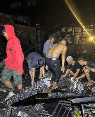Lima Rumah Terdampak Dalam Kebakaran di Kelayan A