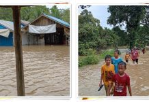 Banjir Rendam Rumah Warga! Desa Murung Abuin Balangan Lumpuh Usai Diguyur Hujan Deras