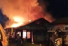 Kebakaran Terjadi di Kampung Baru Tanah Bumbu Dini Hari
