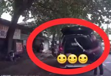Ngeri! Pengemudi di Banjarbaru Tiba-tiba Keluarkan Parang