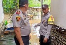 Debit Air di Sungai Wilayah Sungai Tabuk Naik, Polisi Siaga