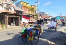 Rombongan Paman Becak dari HST Menuju Sekumpul Jelang 5 Rajab