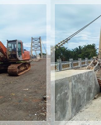 UPDATE Jembatan Cemara Ujung Usai Mangkrak! Kembali Dikerjakan, Oprit Ambles Jadi Masalah Serius