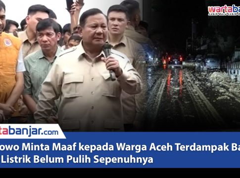 VIDEO - Prabowo Minta Maaf kepada Warga Aceh Terdampak Banjir, Akui Listrik Belum Pulih Sepenuhnya