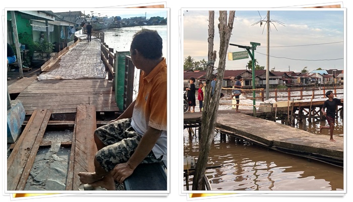 Lima Tahun Terabaikan! Titian Kampung Hijau Akhirnya Diperbaiki Usai Warga Bertahun-Tahun Waswas
