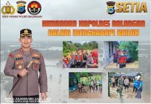 Kapolres Imbau Warga Balangan Waspadai Kemunculan Hewan Buas Saat Banjir