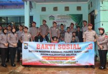 Sat Reskrim Polres Tanah Laut Peringati HUT ke-78 Reserse Kriminal Polri dengan Bakti Sosial