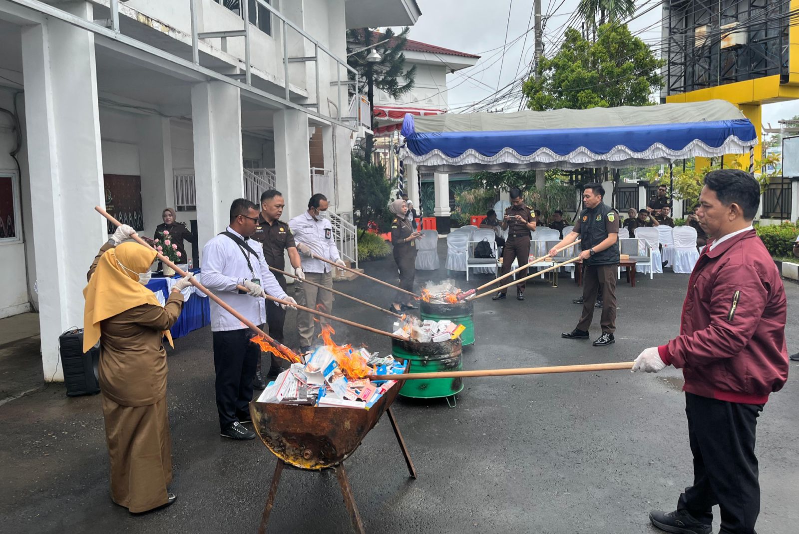 257 Perkara Inkrah, Kejari Banjarmasin Musnahkan Narkotika hingga Senjata Api Rp 722 Juta