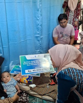 Pemko Banjarbaru dan Bank Kalsel Bantu Bayi Syifa, Salurkan Biaya Hidup dan Renovasi Rumah
