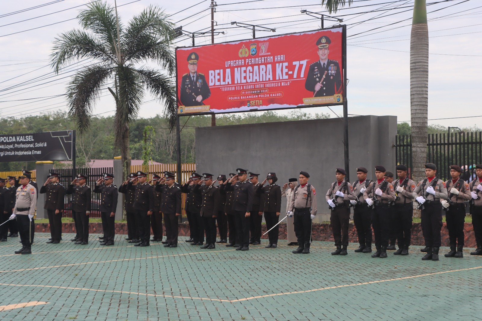 Peringati Hari Bela Negara, Polres Balangan Apresiasi Dedikasi Personel dan Peran Masyarakat
