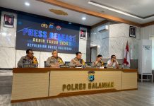 Rilis Akhir Tahun 2025, Polres Balangan Catat 779 Pelanggaran Lalu Lintas via ETLE