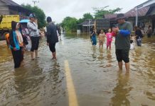 Banjir Sungai Tiung Lumpuhkan Aktivitas Warga, RT 32 Jadi Titik Paling Parah, Ratusan Jiwa Terdampak