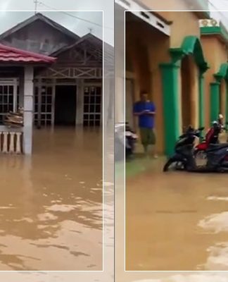 Kampung Dalam Pagar Martapura Masih Terendam Banjir Keruh, Air Masuk Rumah Warga hingga Tempat Ibadah