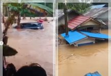 Ketika Banjir Bandang Terjang Desa Juuh Balangan, Arus Deras Lumpuhkan Jalan dan Kepung Permukiman Warga