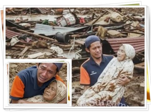 Anak Nekat Sewa Alat Berat Demi Temukan Ibunya yang Tertimbun Longsor, Ditemukan Masih Dalam Sujud Terakhir