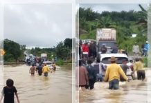 WASPADA! Jalan Bypass Banjarbaru–Batulicin Terendam Banjir, Netizen: “Mobil Sudah Macam Kapal!”